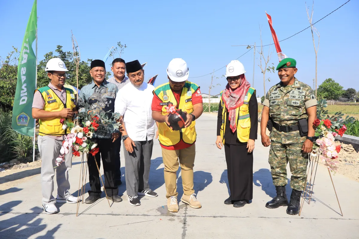 Betonisasi JPD Klampok-Munggugebang Belum Tuntas, Pemkab Gresik Siapkan Anggaran Rp1,3 Miliar