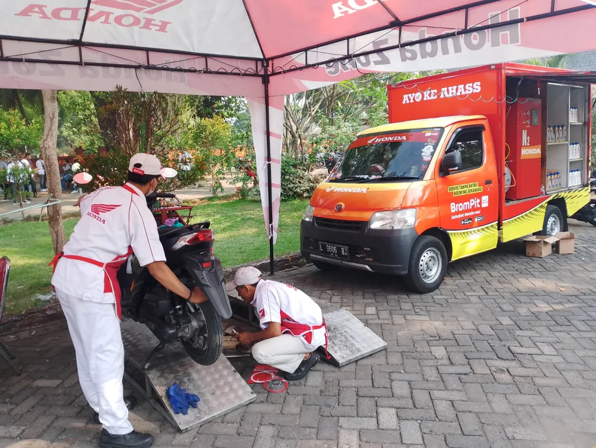 Tak Perlu ke Bengkel, Servis Motor Honda Bisa Datang ke Lokasi Konsumen