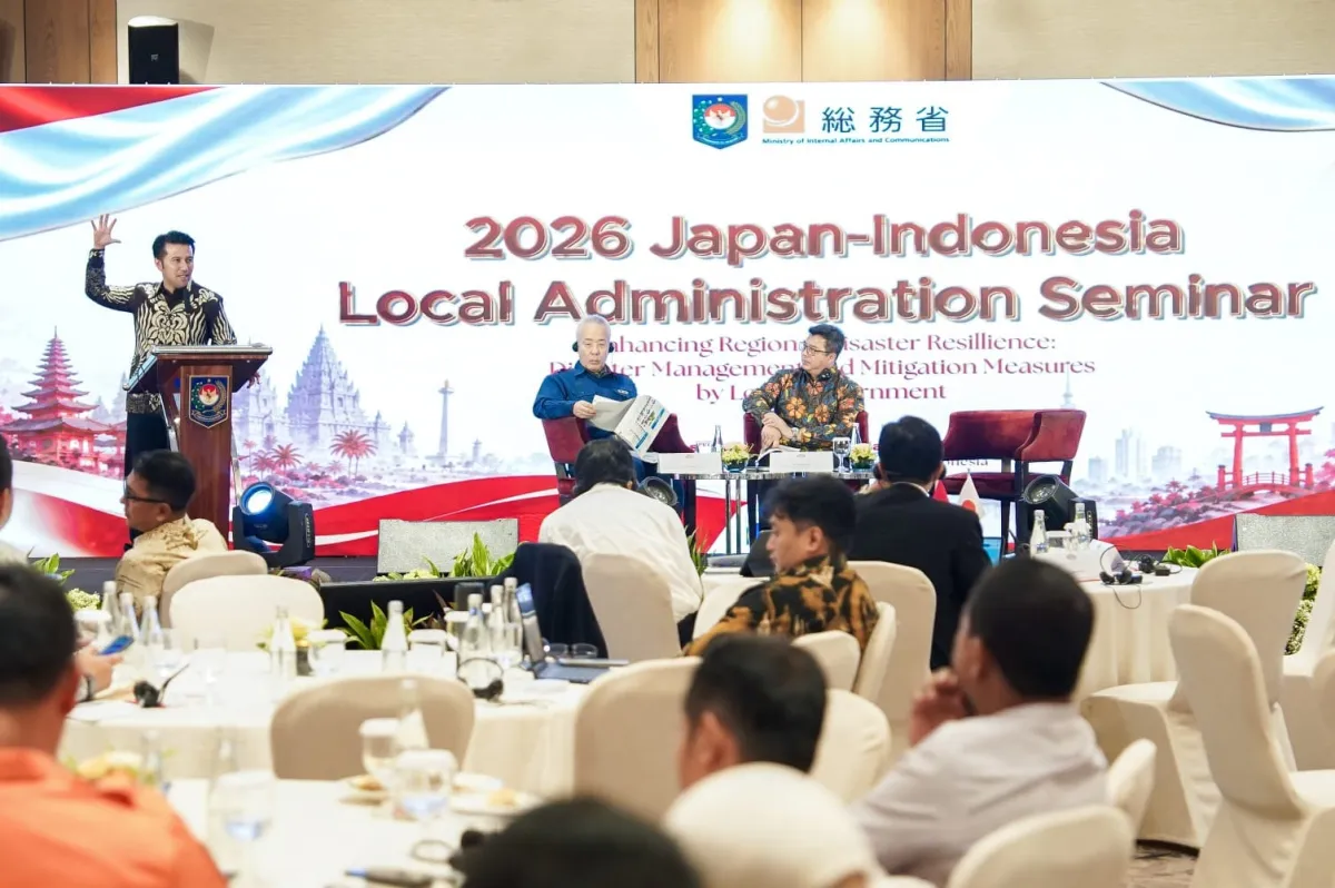 Wagub Emil Paparkan Ketangguhan Bencana Berbasis Karakter Wilayah Jawa Timur di Forum Internasional