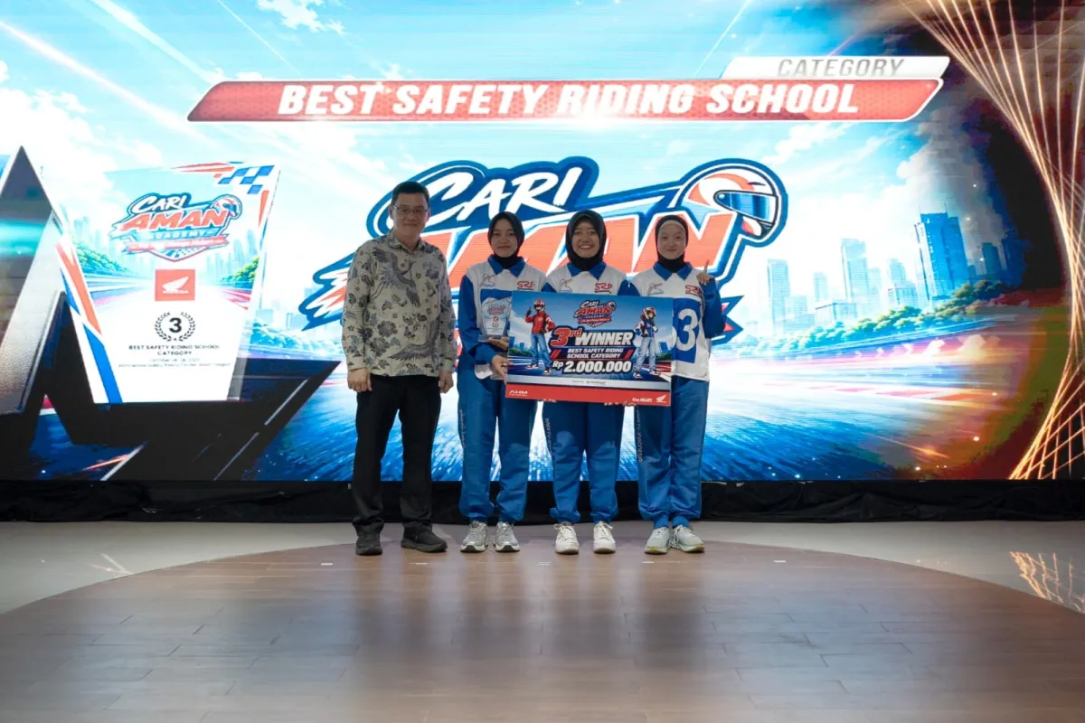 Siswa SMK Binaan MPM Honda Jatim Raih Tiga Prestasi di Cari Aman Academy 2026