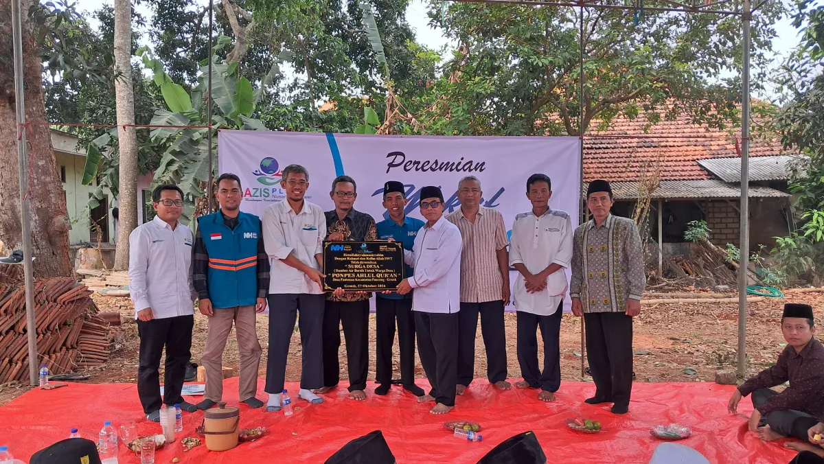NH Gresik Bersama PLN Nusantara Power Resmikan Sumur Bor untuk 70 Santri Penghafal Al-Qur’an