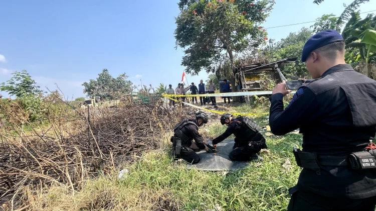 Diduga Granat Aktif, Benda Misterius di Sungai Brantas Kediri Dimusnahkan Gegana