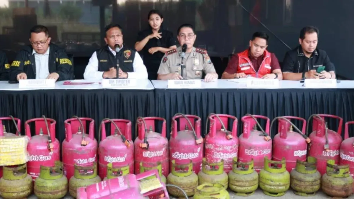 Bareskrim Bongkar Dugaan Penyalahgunaan LPG Subsidi di Sidoarjo, 1.820 Tabung Disita