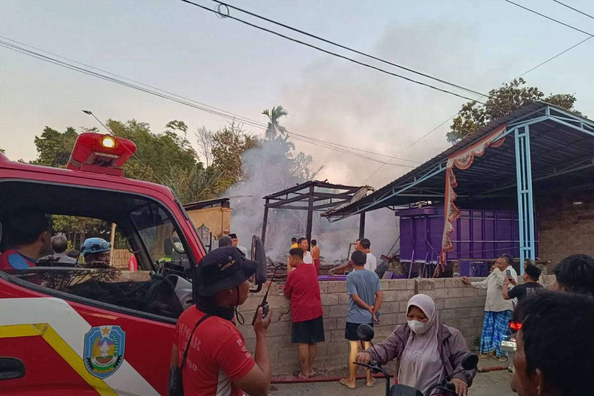 Dua Rumah Warga Situbondo Terbakar, KerugianCapai Rp 200 Juta