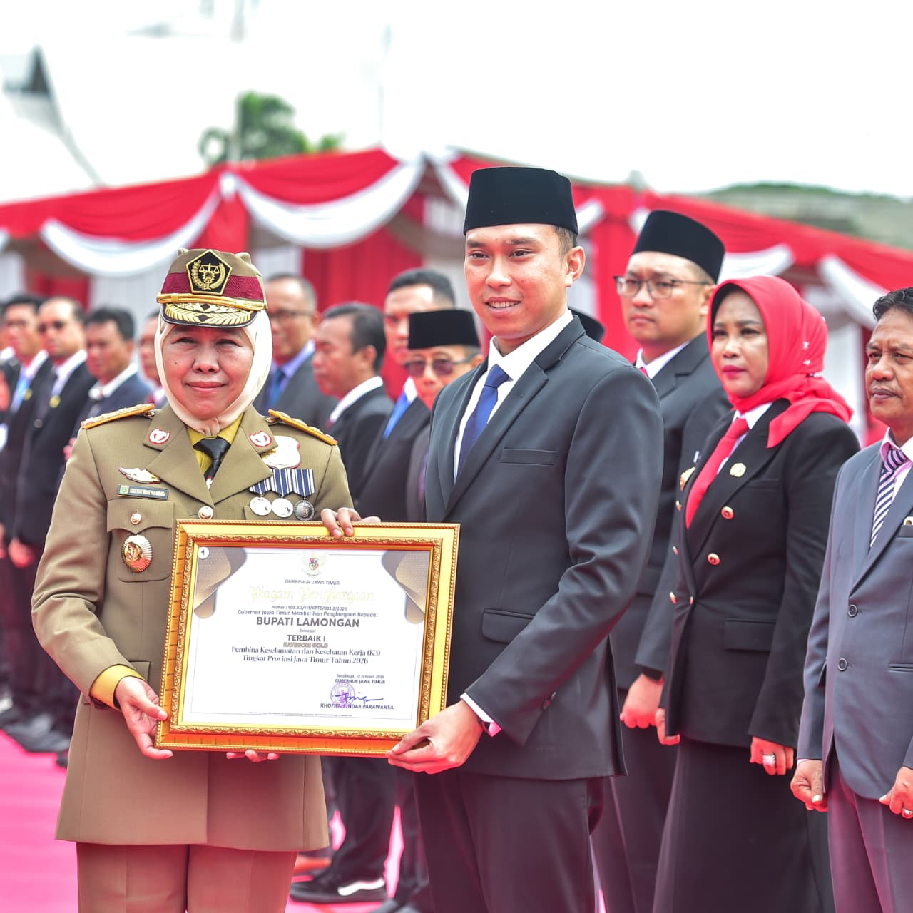 Borong 64 Penghargaan K3 di Jawa Timur, Lamongan Sabet Gelar Pembina K3 Terbaik 1