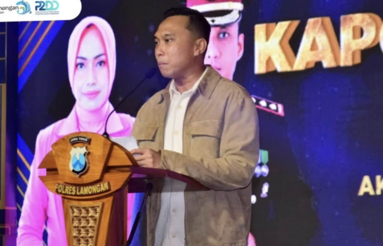 Hadiri Pamit Kenal Kapolres Lamongan, Wabup Dirham Tekankan Sinergi Demi Stabilitas Pembangunan