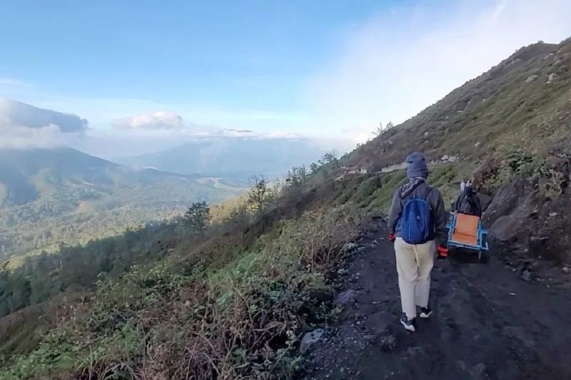 Terpisah Rombongan, Pendaki Dilaporkan Hilang di Kawah Ijen Banyuwangi