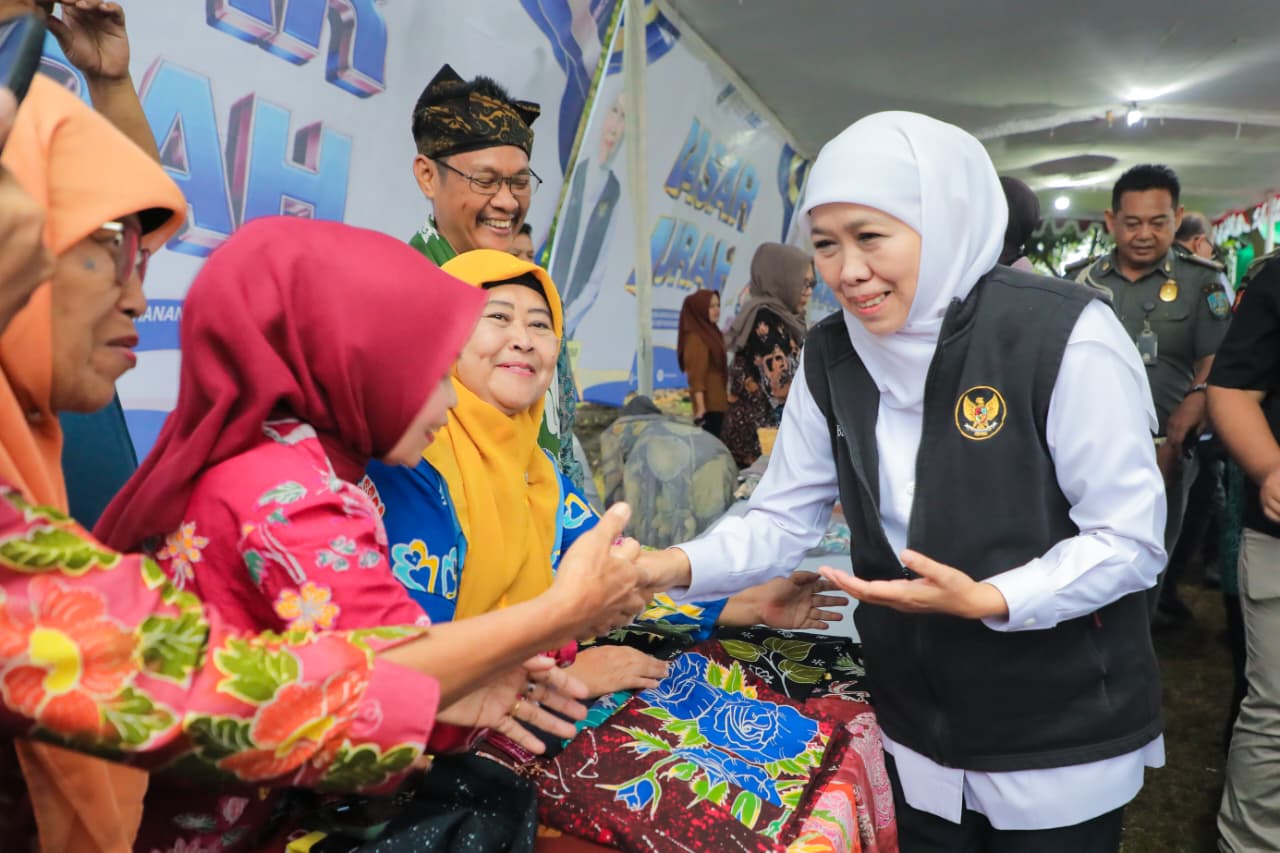 Gubernur Khofifah Gelar Pasar Murah ke-23 di Singosari Malang