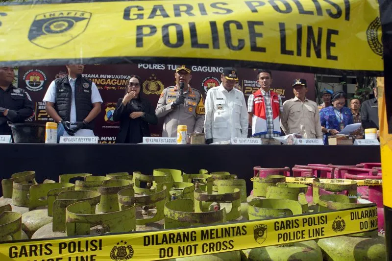Dua Pengoplos LPG Subsidi Diamankan Satreskrim Polres Tulungagung