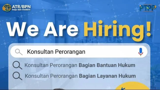 Kementerian  ATR/BPN Butuh Tenaga di Bidang Berikut Ini