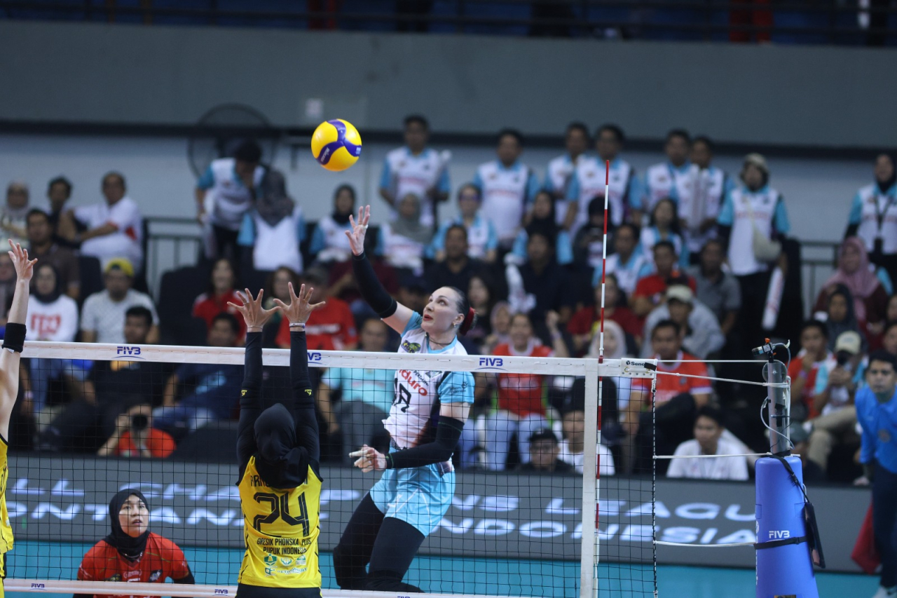 Grand Final Proliga 2026, JPE Ungguli Gresik Phonska Plus pada Leg 1