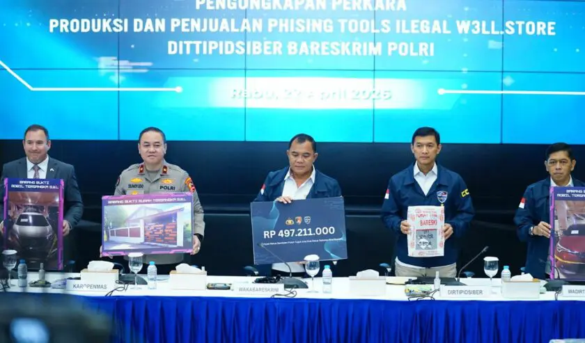 Bareskrim Mabes Polri Ungkap Penjualan Phising Tool Ilegal dengan Kerugian Rp 350 Miliar