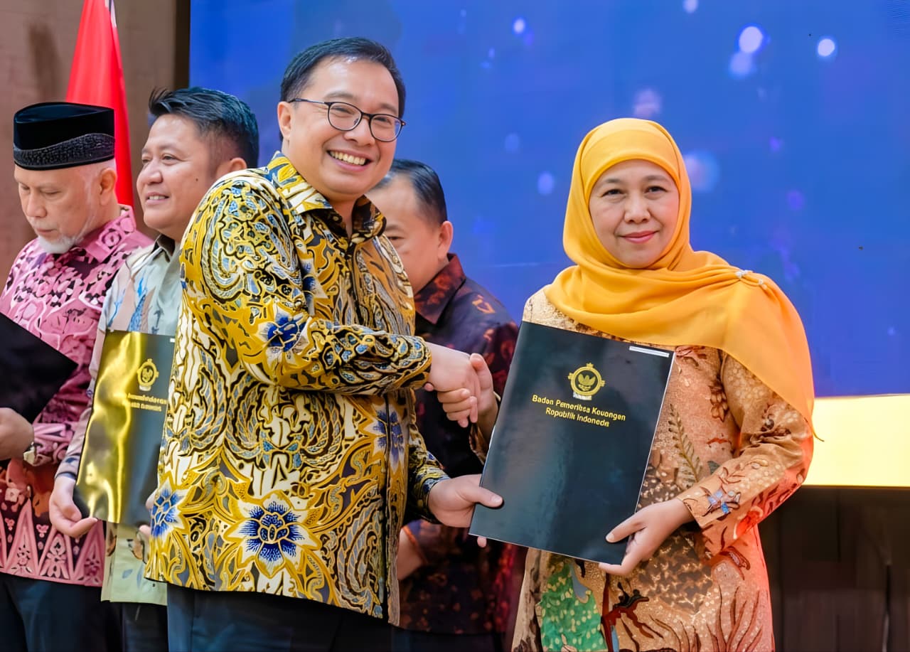 Gubernur Khofifah Optimistis Pertahankan WTP dan Terus Tingkatkan Kualitas Lapora