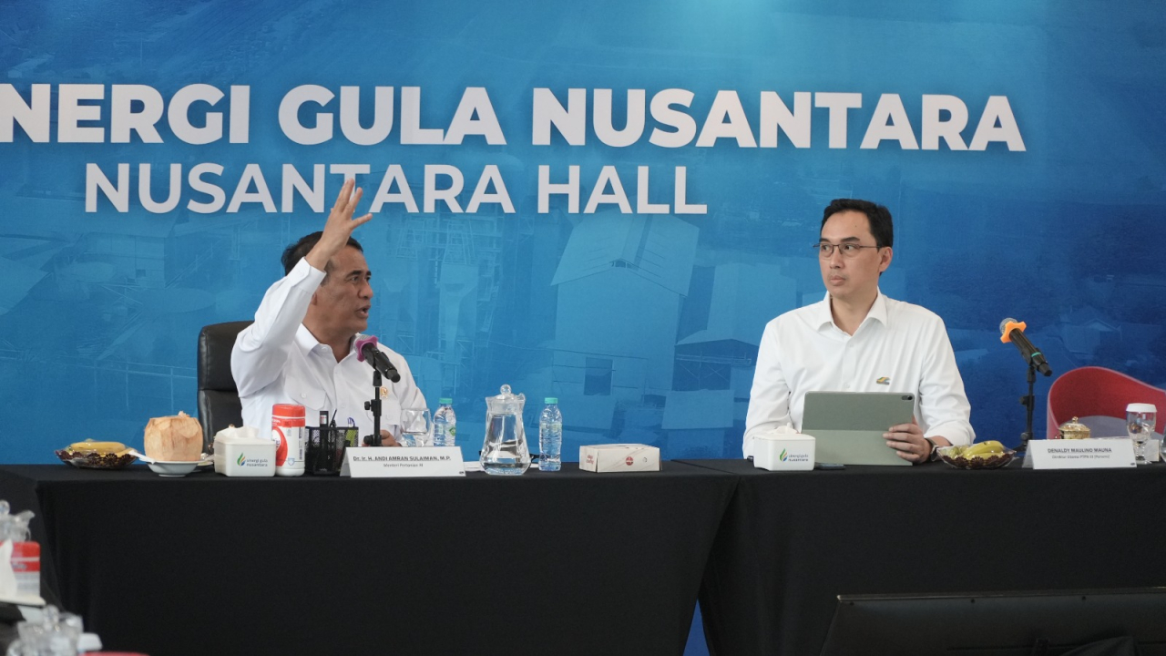 Kunjungan Mentan ke PT SGN Perkuat  Swasembada Pangan