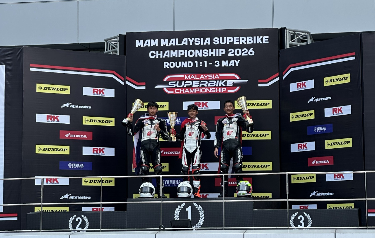 Pebalap Belia Astra Honda Dominasi Podium IHTTC 2026 di Sepang