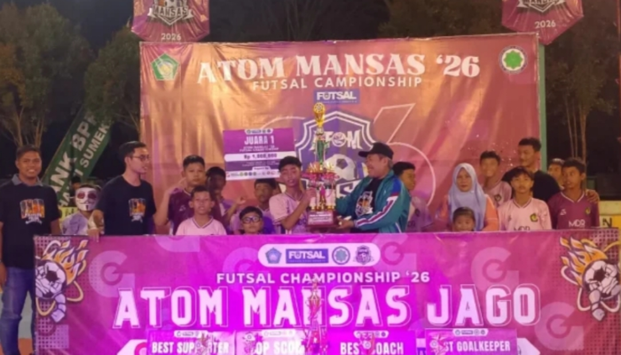 Atom Mansas 2026 Tuntas, 92 Tim Ramaikan Panggung Futsal Pelajar Sumenep