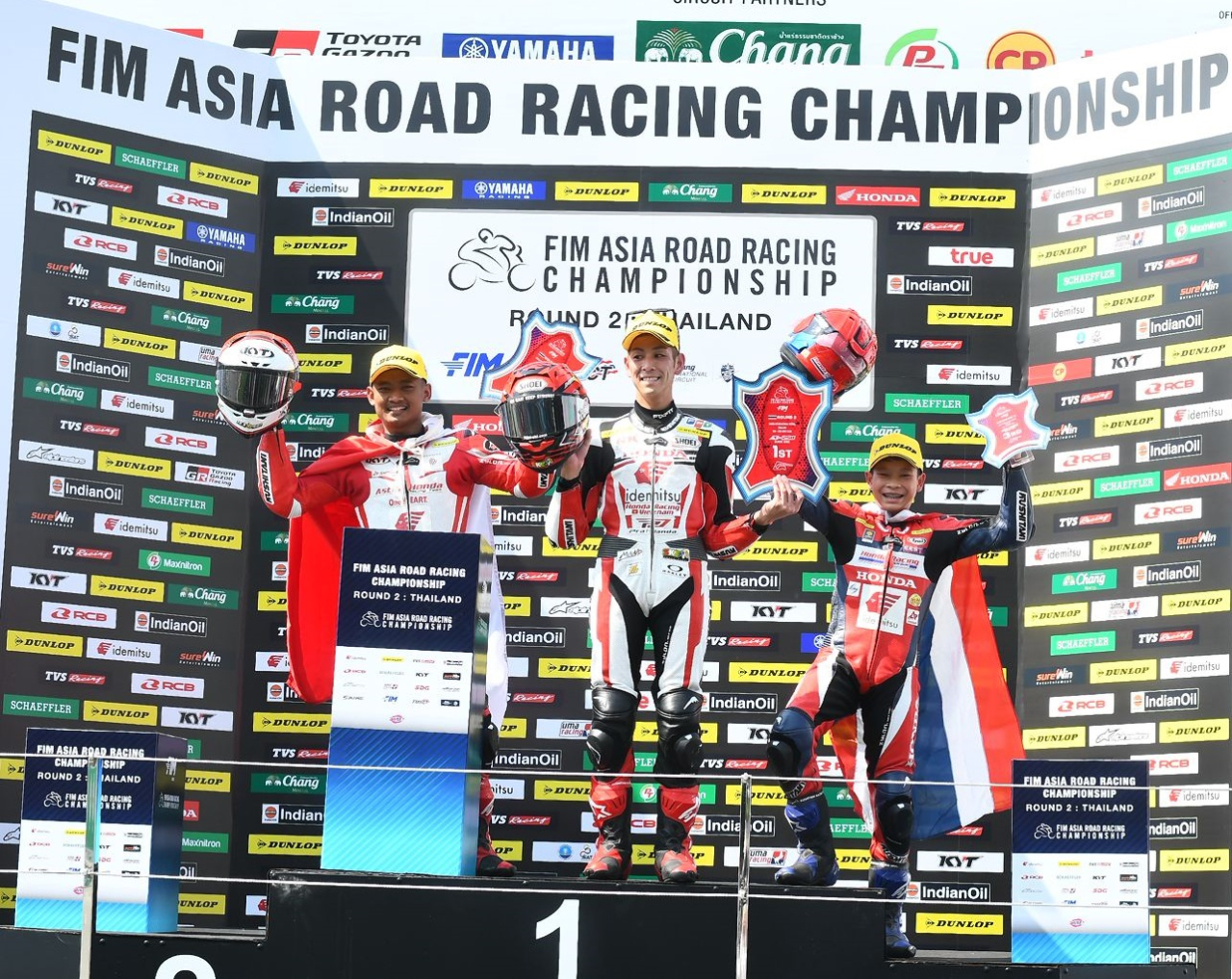 Kibarkan Merah Putih di Buriram, Pebalap Astra Honda Racing Team Terus Melesat di ARRC 2026
