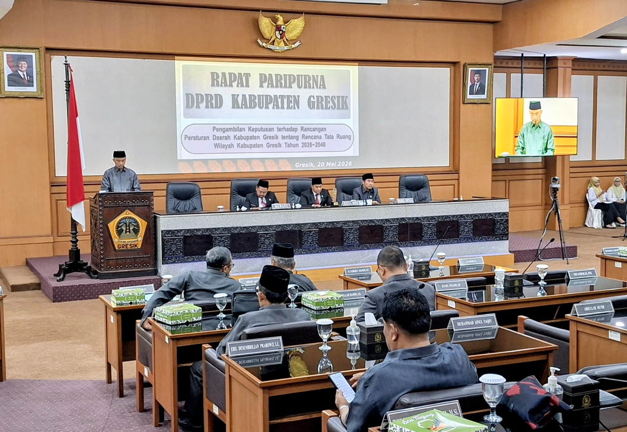 Ranperda RTRW Gresik Disetujui DPRD, Jadi Acuan Pembangunan 20 Tahun ke Depan