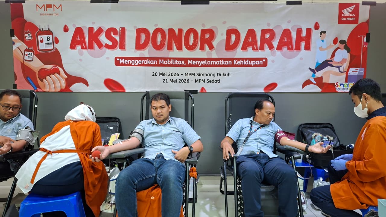 MPM Honda Jatim Kumpulkan 114 Kantong Darah Lewat Aksi Kemanusiaan “Sinergi Bagi Negeri”