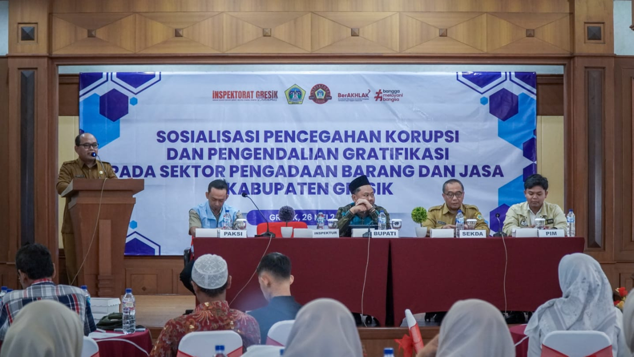 Bupati Gresik Minta Penyedia Jasa Jaga Integritas, Pengadaan Barang dan Jasa Diawasi Ketat