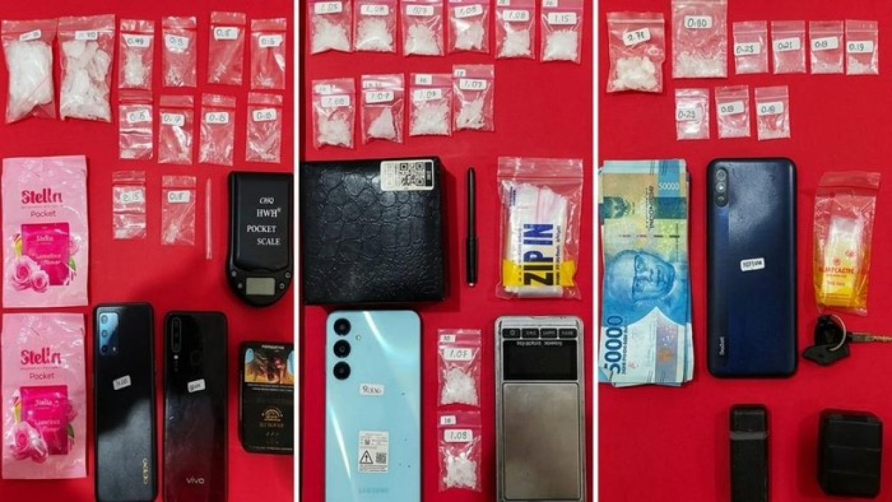 Dua Hari Operasi, Satresnarkoba Pasuruan Tangkap 4 Bandar Sabu