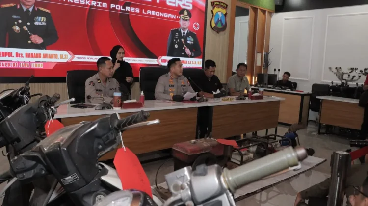 Polres Lamongan Bongkar Kasus Pencurian Diesel