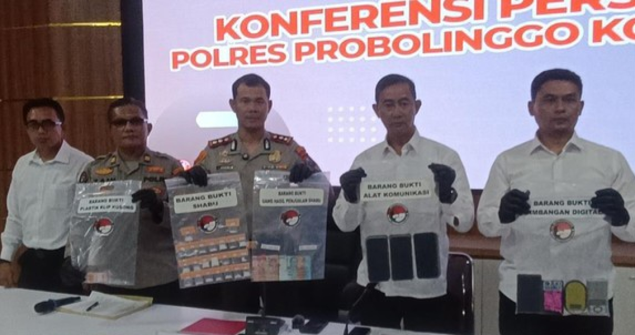 Dalam sebulan Polres Probolinggo Menangkap 9 Pengedar Narkoba