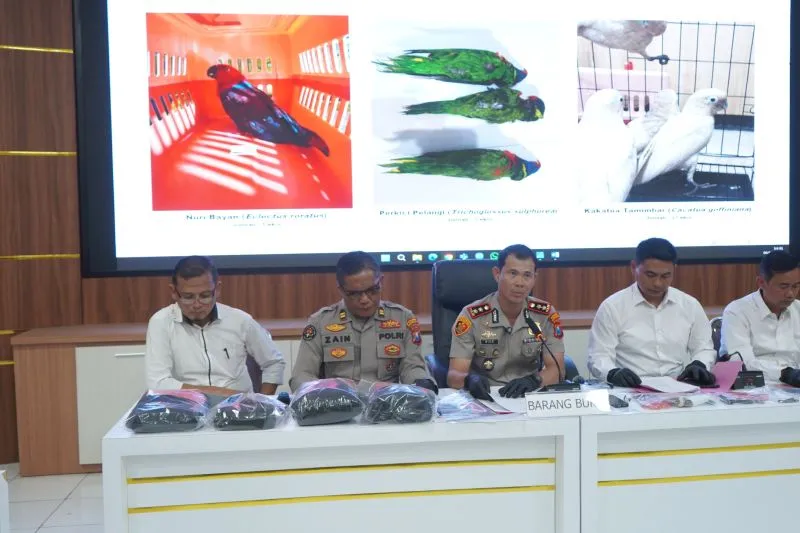 Penyelundupan 38 Satwa Dilindungi Digagalkan Polres Probolinggo Kota