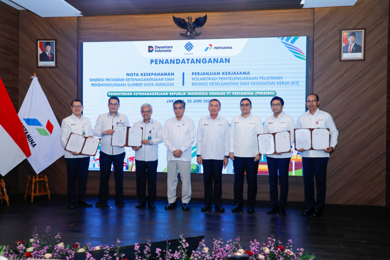 Kemnaker dan Pertamina Jalin Kolaborasi Strategis: Fokus pada Pengembangan SDM dan Pelatihan Vokasi K3