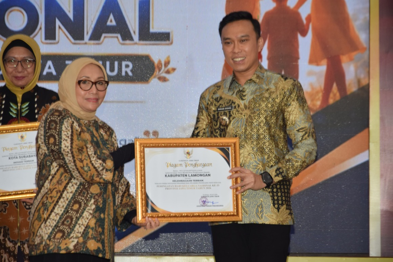 Tekan Dispensasi Kawin, Lamongan Raih Penghargaan Kelembagaan Terbaik dalam PPA Award 2026