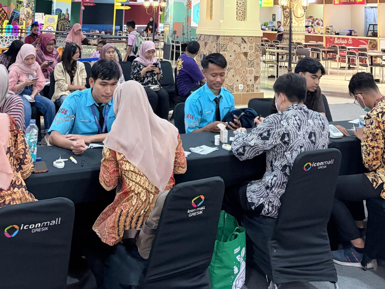 IconLand Gandeng Puskesmas Kebomas Gelar Skrining Kesehatan, Dorong Produktivitas Karyawan