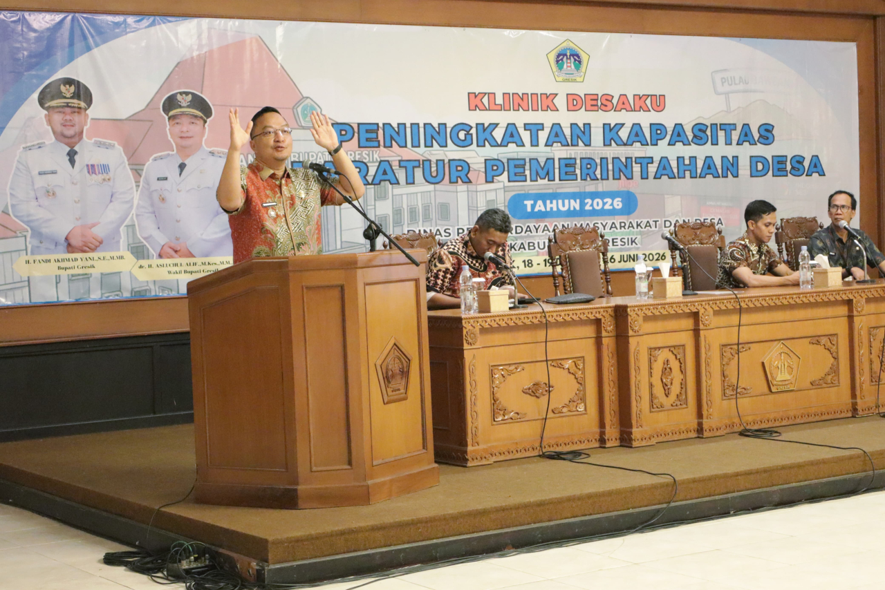 88 Persen Warga Gresik Tinggal di Desa, Wabup Minta Program Pembangunan Diselaraskan