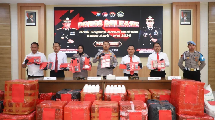 Polres Kediri Tangkap 50 Tersangka Narkoba Dalam Dua Bulan