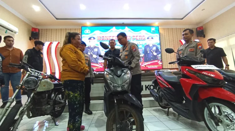 Komplotan Curanmor Modus Pertemanan di Medsos Diungkap Satreskrim Polres Madiun Kota