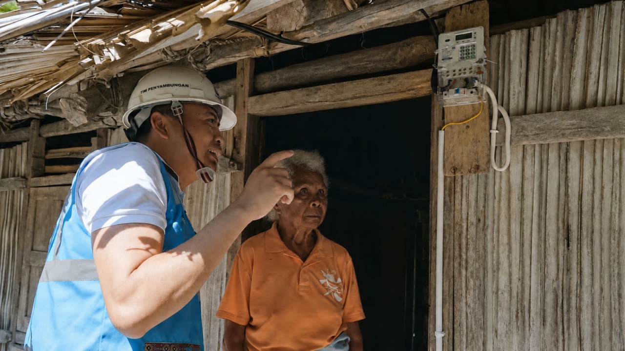 149 Keluarga di Noemuke NTT Kini Nikmati Listrik PLN 24 Jam