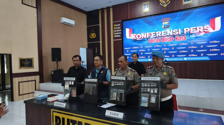 Sepanjang Mei 2026, Polres Blitar Ungkap 12 Kasus Narkoba