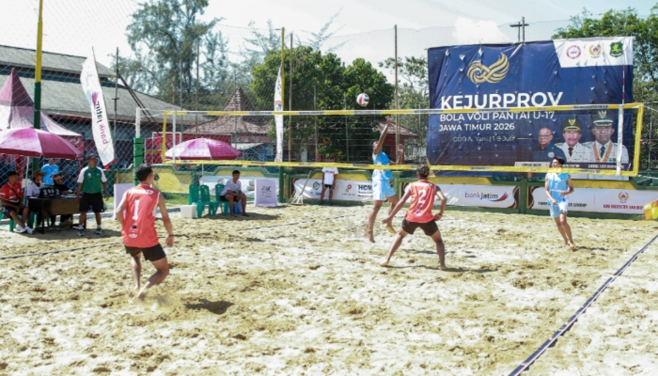 Targetkan Lahir Atlet Nasional, Sumenep Jadi Tuan Rumah Kejurprov Voli Pantai U-17