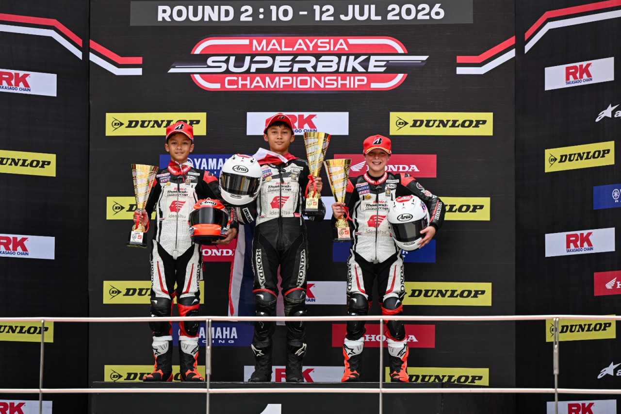 Tampil Gemilang, Dua Pebalap Muda Astra Honda Raih Double Podium di IHTTC 2026 Sepang