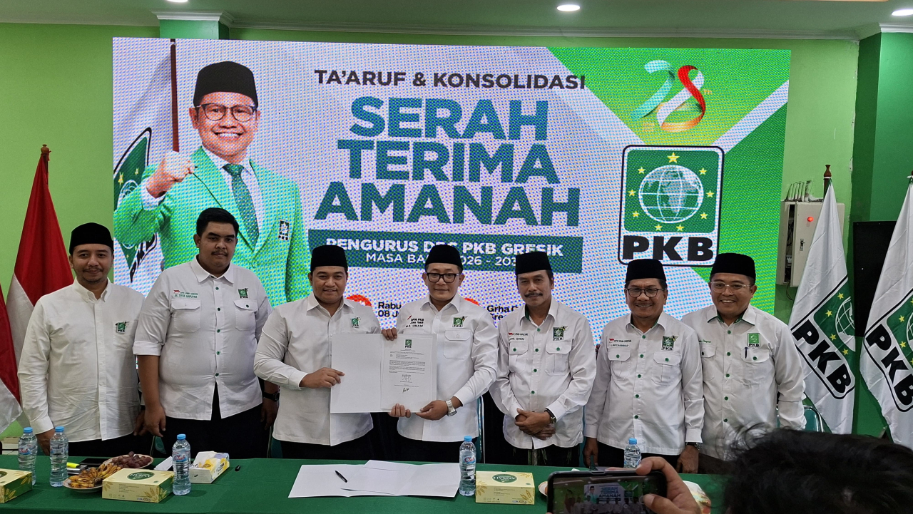 PKB Gresik Gelar Serah Terima Amanah Pengurus Baru, Syahrul Munir Siapkan Konsolidasi hingga Musancab