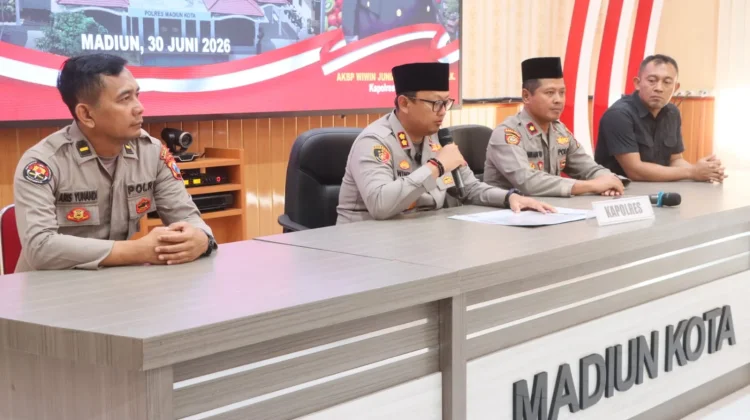 Selama Januari-Juni 2026 Polres Madiun Kota Ungkap 31 Kasus Kriminal