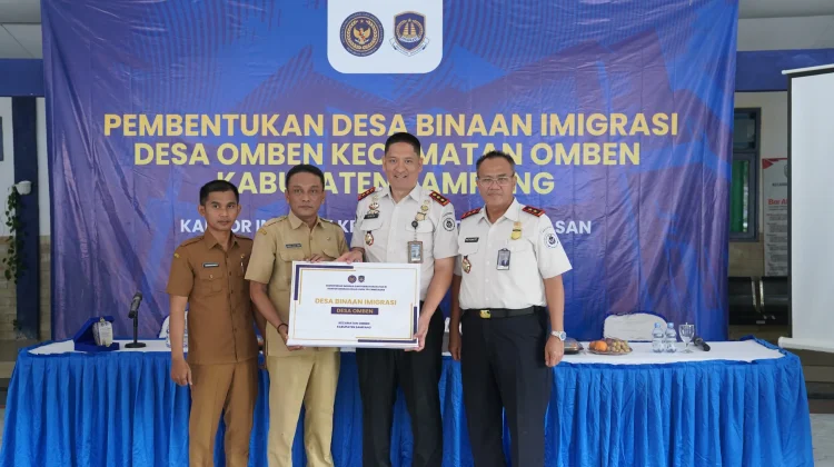 Imigrasi Pamekasan Resmikan Desa Omben sebagai Desa Binaan