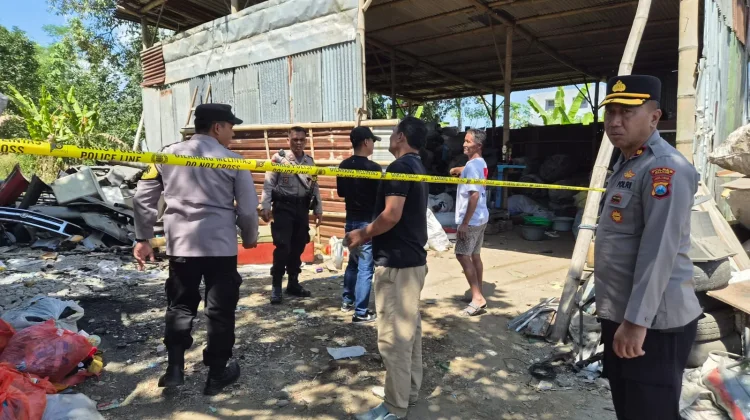 Pengepul Besi Loak Temukan Mortir Peninggalan PD II
