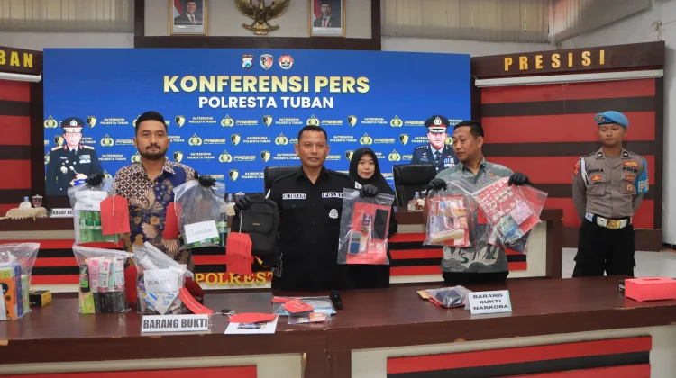Polresta Tuban Ungkap Kasus Pencurian hingga Pencabulan