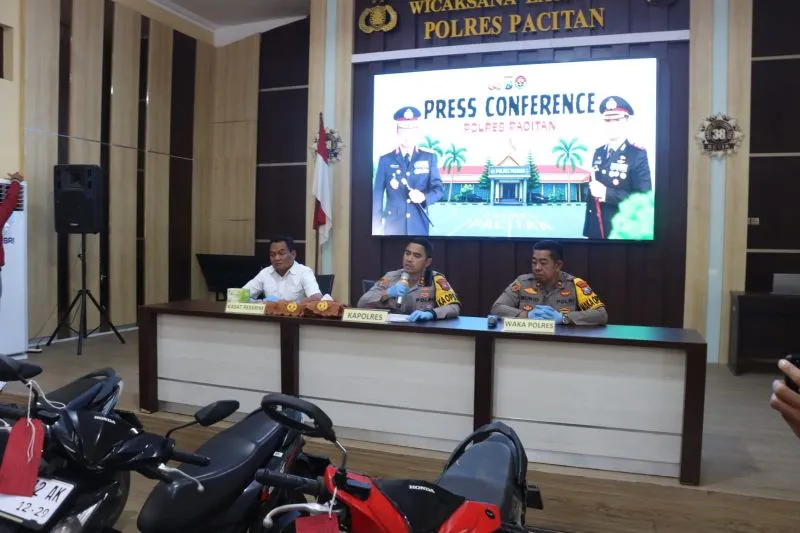 Pencuri Umbi Porang di 7 Lokasi Dibekuk Polres Pacitan